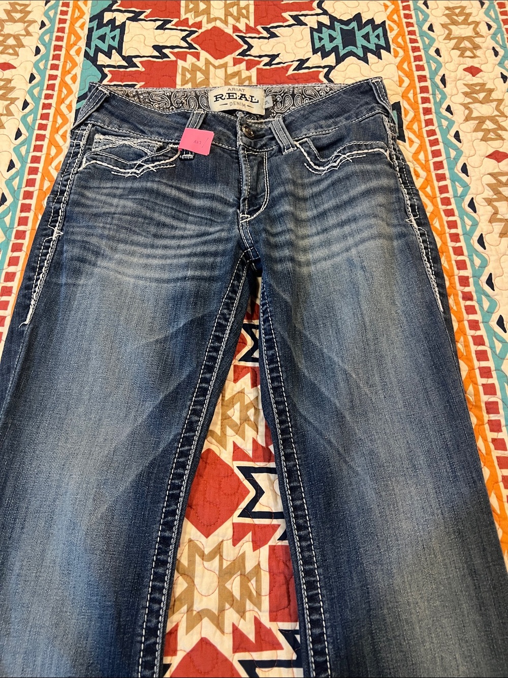 Ariat REAL DENIMWomen's Dark Blue Bootcut Jeans